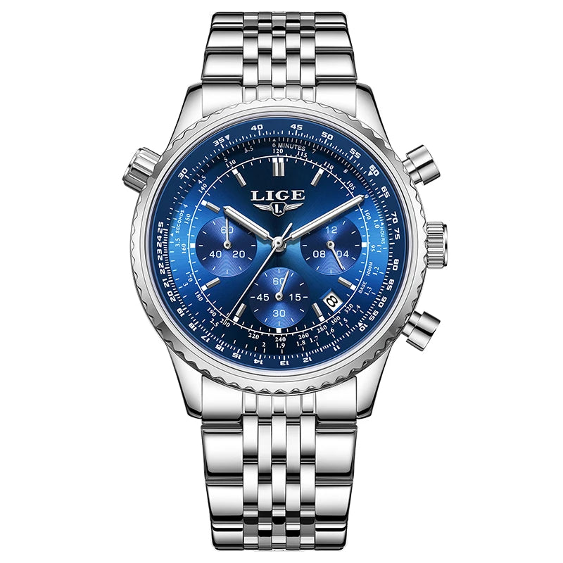 LIGE Emerald Chronograph Watch