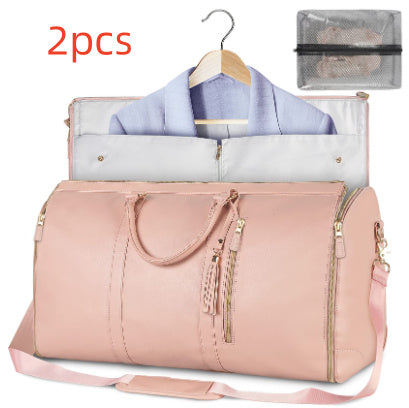 Large Capacity Travel Duffle Bag – Women's Foldable Suit & Clothes Organizer