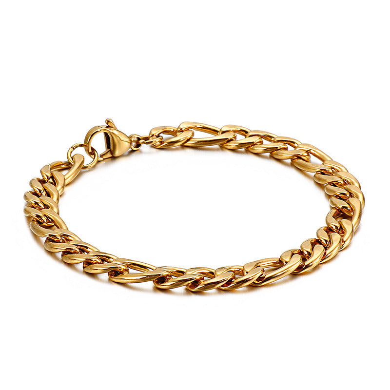 Creative Titanium Steel NK Chain Bracelet