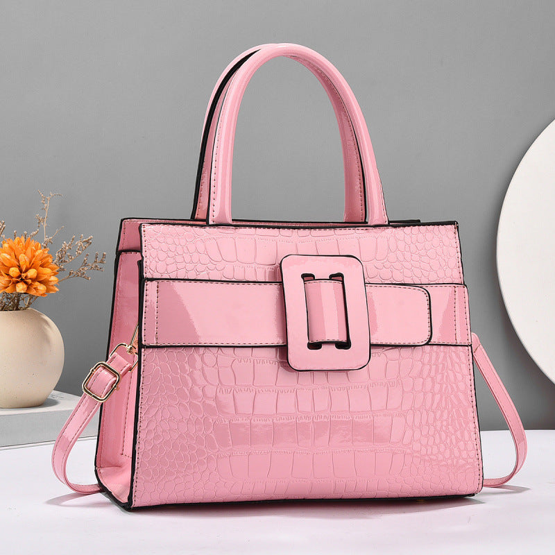 Elegant Glossy PU Handbag – Fashion Every Occasion