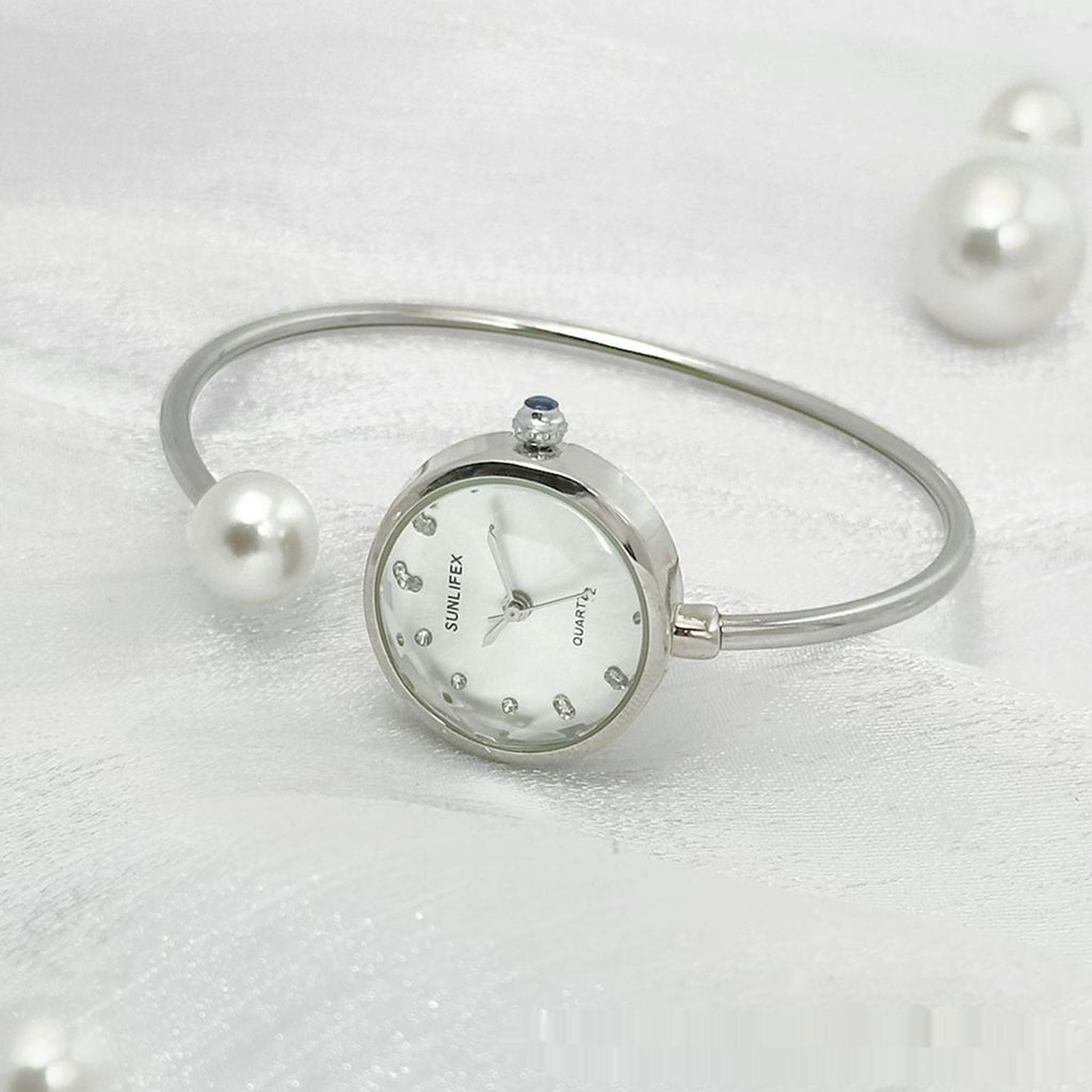 Luna Pearl Bangle Watch
