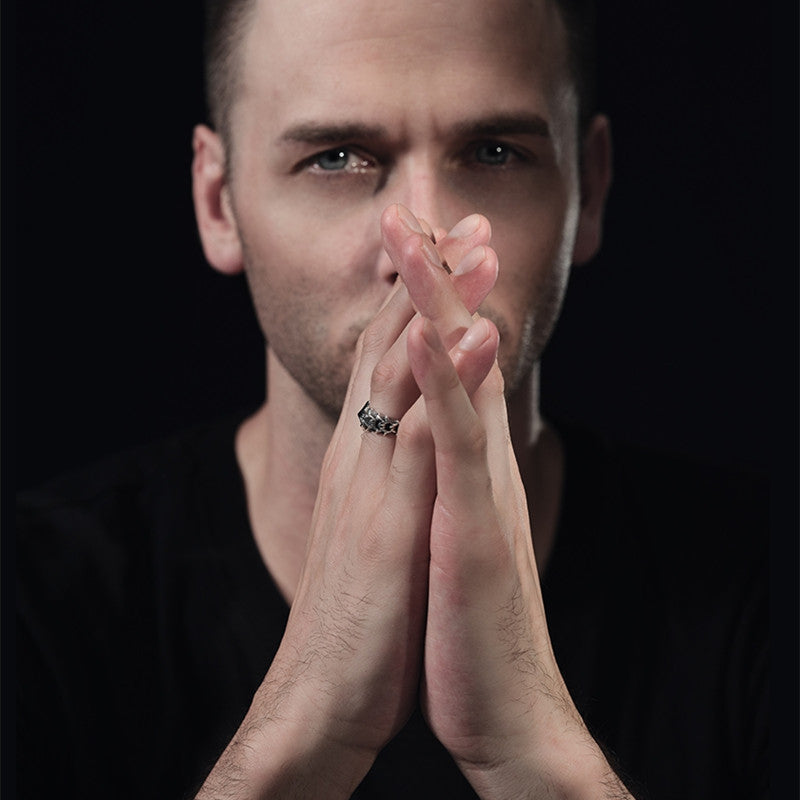 925 Silver European And American Vintage Joint Ring