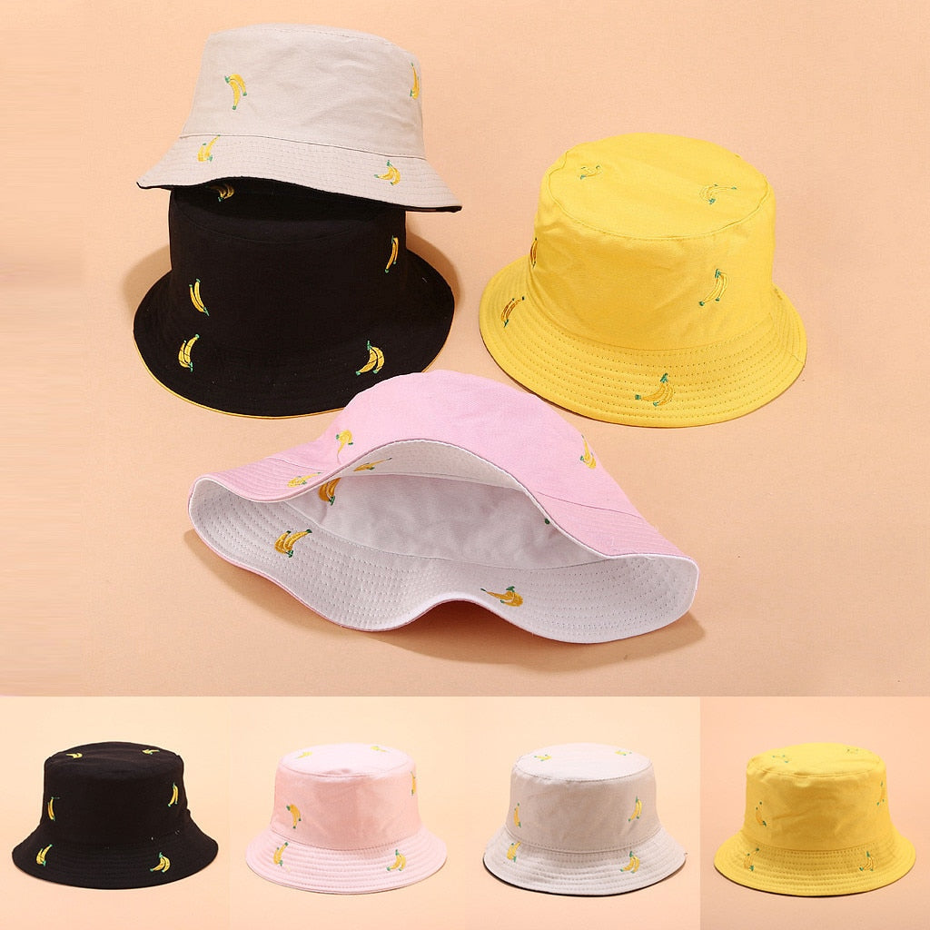 Unisex Summer Outdoor Printing Wearing Summer Visor Folding Fishing Bucket Hat Women Casquette Bob Chapeau Gorra Hombre Chapeu-0